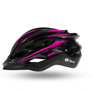 B-RACE HELMET GRANITH IN-MOLD BLACK/FUXIA M 54/58